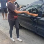 Panfletagem farol (semáforo)