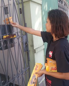 Panfletagem em Aguas de Lindoia