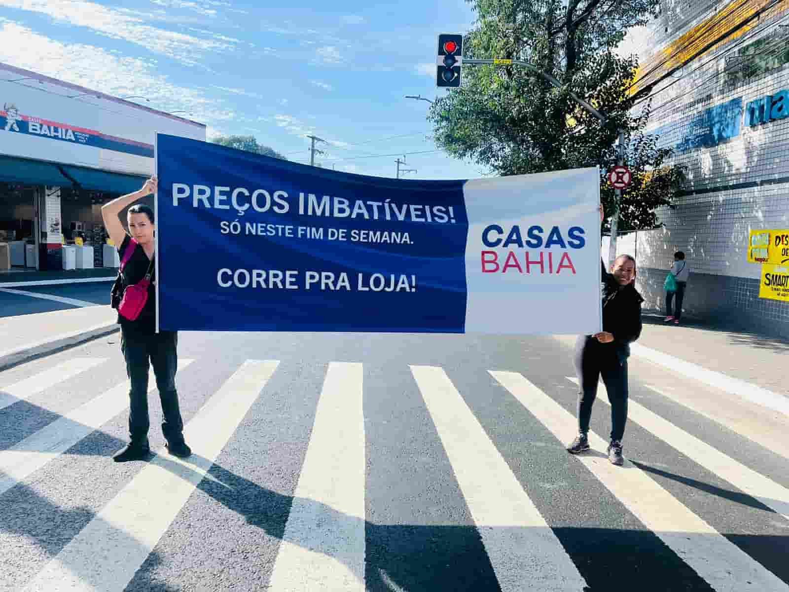 Faixas Homem Seta Bandeiradas e Pirulito Informativo em Jardim São Jose-SP